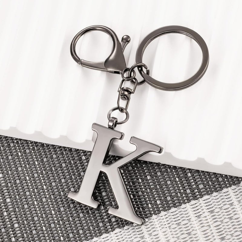 LAXPICOL Gold Letter A-Z Keychain for Women Bag Charms Purse Charms For Handbags Metal Alphabet Initial Letter Keychain - Image 2